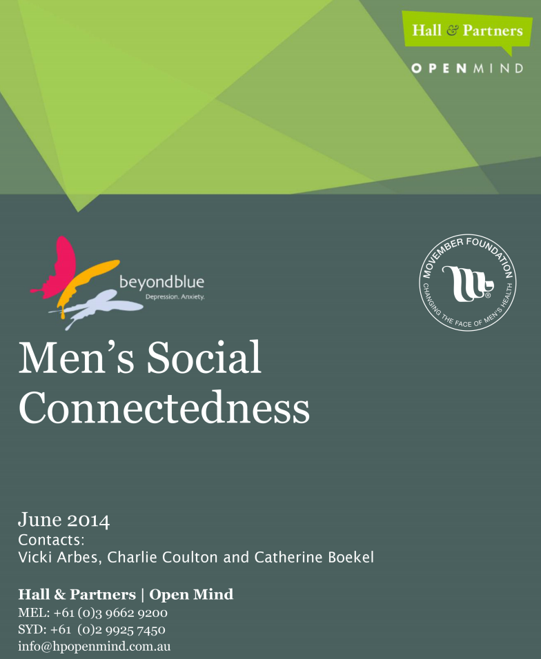 Men's Social Connectedness